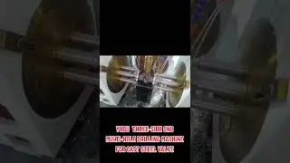 ☘️YUDU THREE-SIDE CNC MULTI-HOLE DRILLING MACHINE FOR CAST STEEL VALVE#valves #cncmachine #gatevalve