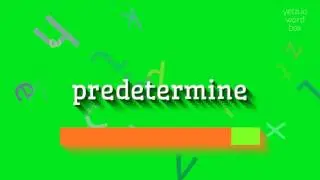 КАК ПРОИЗНОШАТЬ ПРЕДОпределить?  #предопределить (HOW TO PRONOUNCE PREDETERMINE? #pre