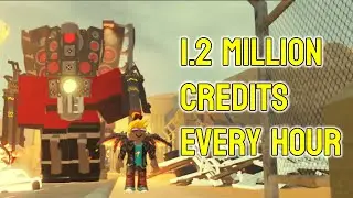 OP WAY TO GRIND CREDITS IN |ROBLOX SKIBI DEFENSE