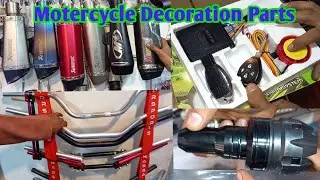 All Bikes Decoration And Modification Parts In One Shop || Best Shop For Bike Modification