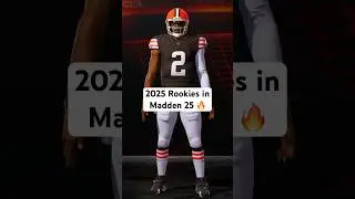 2025 NFL Draft Rookies - Madden 25 Updated Roster