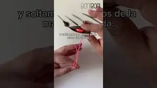 Aprende conmigo a realizar el nudo doble para tejer Frivolite