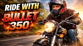 Ride with bullet 350 #rider #viral #helmet #youtubeshorts #explore #motovlog #vlog 