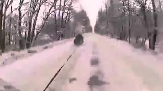 150 km na godzinę na sanki