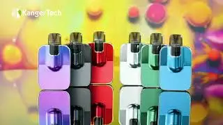 Kangertech Open vape system 2ml free filling POD Ultra Thin Slibox ecig With Mesh coil