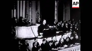 President Roosevelt Addresses Congress