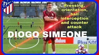 Diego simeone: Pressing, Orientation, Ball interception and counter attack