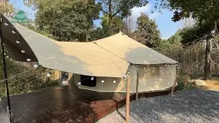 Discover the MOST LUXURIOUS Bell Tent with Bathroom for Outdoor Living