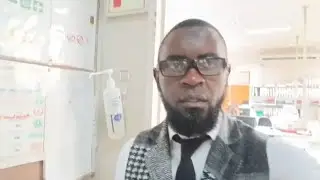 Contu Construction Services ceo Musa Jjuuko inspecting the Blood bank district hospital to renovate