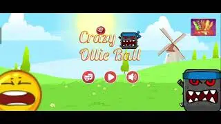 (red ball 4) Playing level 1 in crazy Ollie ball