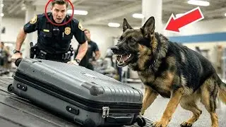Police Dog Suddenly Jumps at a Suitcase at the Airport &mdash; What Happens Next Will Leave You Speechless