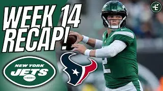 ZACH WILSON DOMINATES | Houston Texans vs New York Jets RECAP & REACTION | Week 14 2023