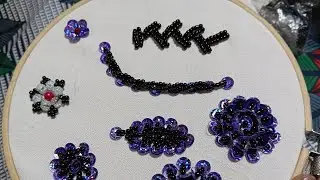 Beading embroidery tutorial beginners friendly #toribeading #beadingtutorials