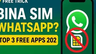&ldquo;Top 3 Free Virtual Number Apps 2025 | Bina SIM WhatsApp Chalao | WaliTechTips&rdquo;