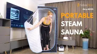 SalusHEAT Airy-602S Full Size Portable Steam Sauna Tent for Home SPA
