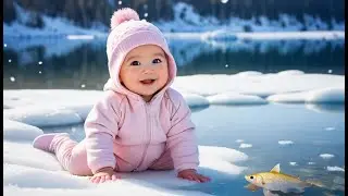 Fish in Snow Lake | Fun Winter Song for Toddlers & Preschoolers