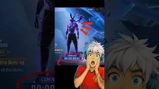Finally i got 0001 Top Galactic Bunny bundle in free fire - Garena free fire #shorts