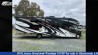Spectacular 2018 Jayco Greyhawk Prestige Class C RV For Sale in Opelousas, LA | RVUSA.com