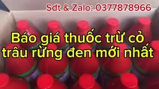 B&aacute;o gi&aacute; thuốc trừ cỏ tr&acirc;u rừng đen mới nhất