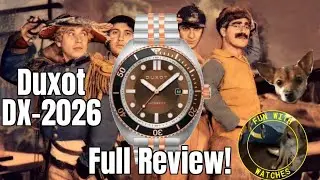 Duxot DX2026 Two Tone Automatic Dive Style Watch With Sapphire Chrystal Review!