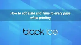 HOW TO Add Date and Time To Every Page When Printing
