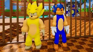 SECRET UPDATE   Sonic Barry's Prison Run   OBBY Walkthrough Full GAMEPLAY #roblox #obby