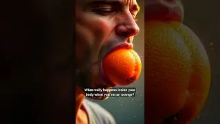 what happens when you eat orange? #orange #vitaminc #digestion #healthtips #healthfacts #shorts