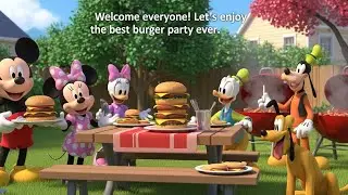 Mickey mouse and friends burger party 