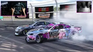 Tandem Practice With Pro Player VDC | Moza R5 Steering Wheel + Cinematic Cam + Foot Cam