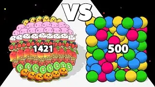 FOOD RUN /vs MULTI FLAP - Satisfying Mobile Games &bull; ASMR Gameplay