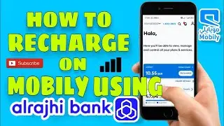 HOW TO RECHARGE ON MOBILY SIM THRU AL RAJHI BANK APP 2025 #fyp #tutorial #youtube #ksa #recharge 