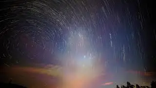 Perseid star trail