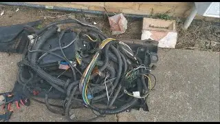 DIY pollen filter engine bay wiring and front wiper install