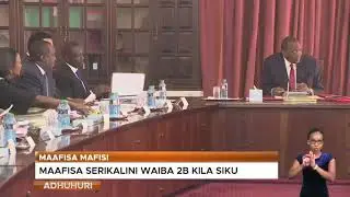 MAAFISA MAFISI: Kenyans lose 2 billion daily to corruption according to   President Uhuru
