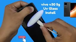 vivo V30 5G UV  Tempered glass replacement | how to install vivo V30 5G uv glass replacement #vivo
