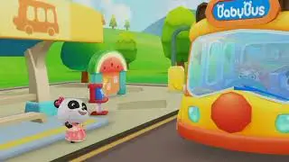 Baby School Bus Song 🚌 | Wheels on the Bus Nursery Rhyme for Kids | Learning Songs for Toddlers