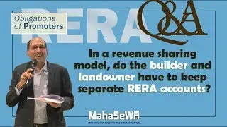 RERA Q14: In a revenue sharing model, do the builder and landowner have to keep separate RERA