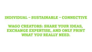WAGO Creators - The Think Tank for Unique Accessories for WAGO Products