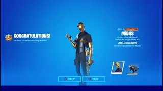 Fortnite: Unlocking Shadow Midas!!