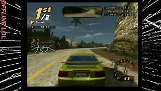 Need For Speed: Hot Pursuit 2 (PS2) Level Speedrun: Tropical Circuit (NFS/Classic) - 4:43.25