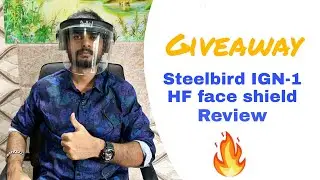 IGN-1 HF Face Shield Review & Giveaway | How Effective Against Coronavirus Compared To Masks? Hindi