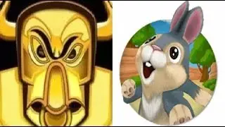 Agent Bull Run Endless Racing vs Bunny Run