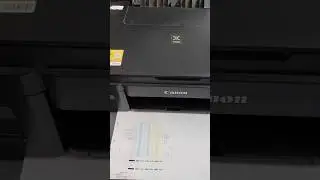 CANON  PRINTER GREEN PRINTING INK ISSUE