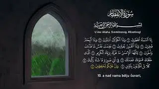 82. Sura El-Infitar | Učenje Kur&rsquo;ana s prijevodom | kurra hafiz Sead Kumro