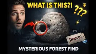 METEORITE or ARTIFACT? Stone with a Hole Found in Forest