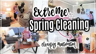 🌸SPRING CLEAN WITH ME 2019 | EXTREME CLEANING MOTIVATION | CLEANING MY HOUSE
