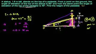 How to Solve Trigonometry Word Problem - Application of Trigonometry