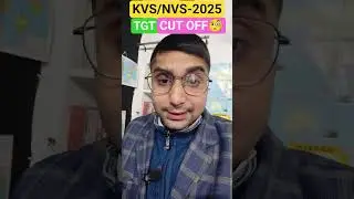 KVS/NVS TGT EXPECTED CUT OFF MARKS🧐 #kvsnvs #kvs #nvs #shortsfeed #emrsphase2 #viral #trending #tgt
