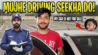 Maine Dost Ko Driving Seekha Di 😅 | Full Maza & Drama On Road! | Sherry Baba Vlogs