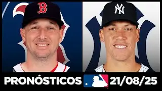 ⚾PRON&Oacute;STICOS DE LA MLB PARA HOY 21 DE AGOSTO | PICKS GRATIS⚾